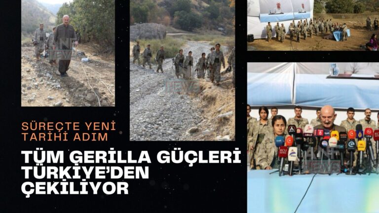 PKK’den barış için yeni adım: Tüm gerilla güçleri Türkiye’den çekiliyor