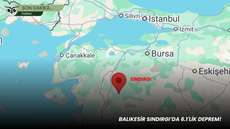 Balıkesir Sındırgı’da 6.1 büyüklüğünde deprem: Istanbul’dan İzmir’e kadar hissedildi