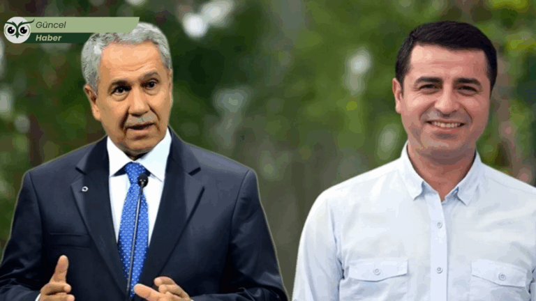 Arınç: Demirtaş Erdoğan’la görüşmek istiyor ama siyasete dönme arzusu yok