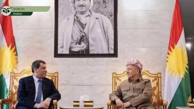 Mazlum Abdi, Mesud Barzani ve Neçirvan Barzani ile Duhok’ta Görüştü