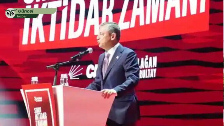 Özgür Özel, CHP Kurultayı’nda yeniden genel başkan seçildi