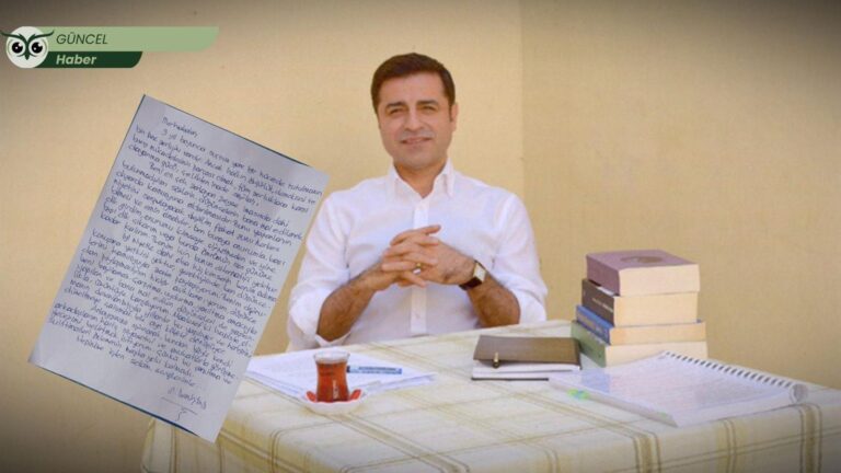 Demirtaş’tan Cezaevinden Mektup: “Bana Atfedilen Sözler Gerçeği Yansıtmıyor”