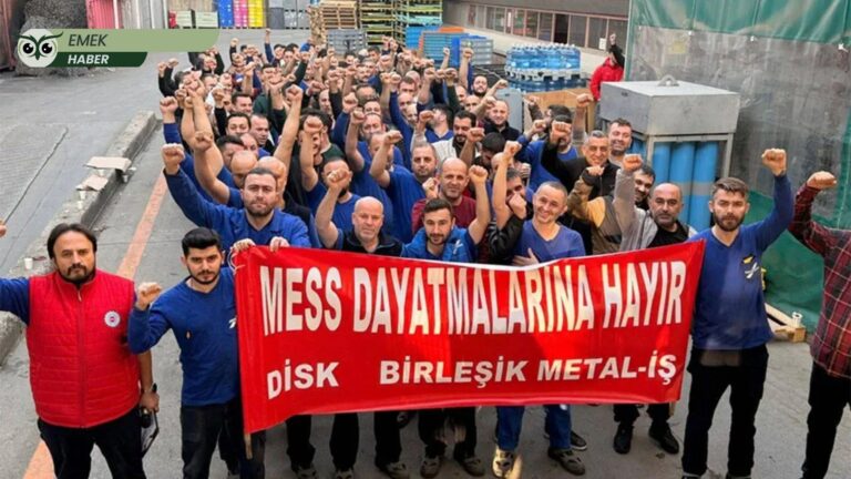 Metal işçilerinden MESS’e karşı eylem kararı: Üretimden gelen güç kullanılacak