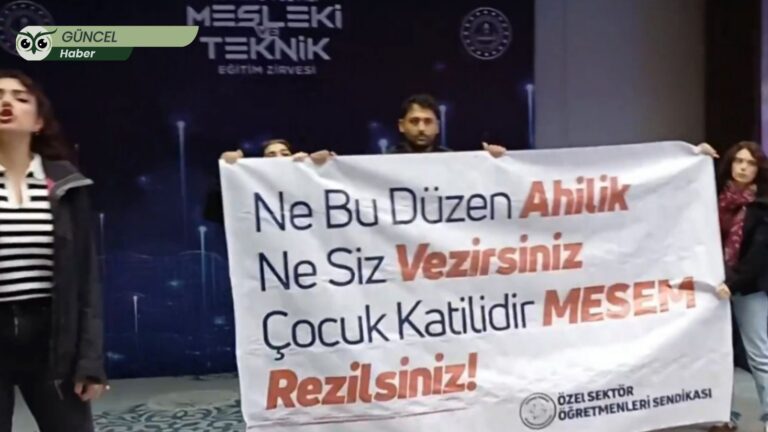 MEB Zirvesi protestolarında öğretmenler ve TİP’li öğrenciler gözaltına alındı: 16 öğrenci tutuklandı