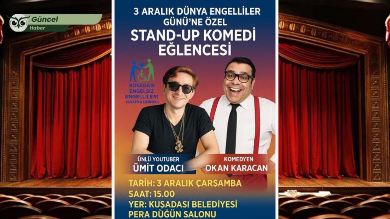 Sahnede kahkaha, arka planda direniş: 3 Aralık’ta engelli haklarının sesi yükseliyor