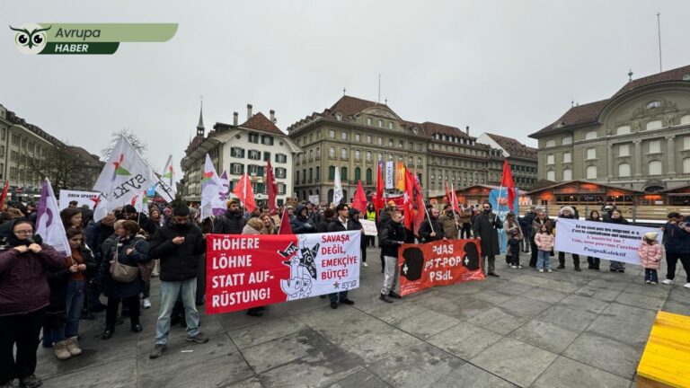 Bern’de ‘Kemer Sıkma’ politikalarına karşı eylem: “Yaşam maliyeti artarken sosyal haklar budanıyor”