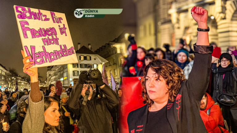 İsviçre Parlamentosu’nun “kadın düşmanı” kararına karşı kadınlar parlamentoyu kuşattı