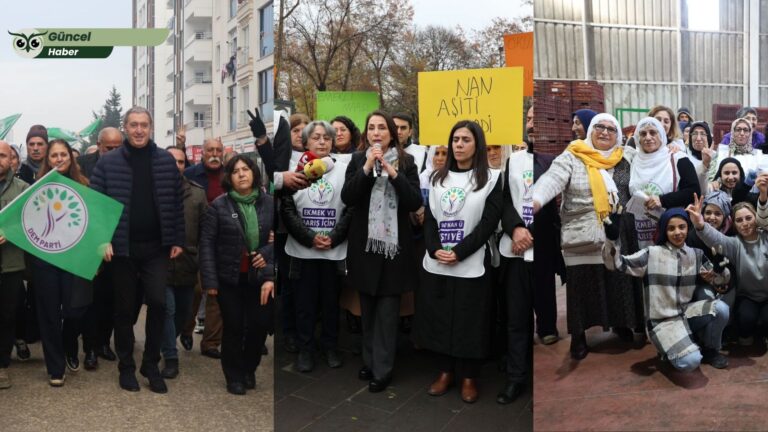 DEM Parti, “Ekmek ve Barış İçin Bütçe” şiarıyla dört koldan Ankara’ya yürüyor