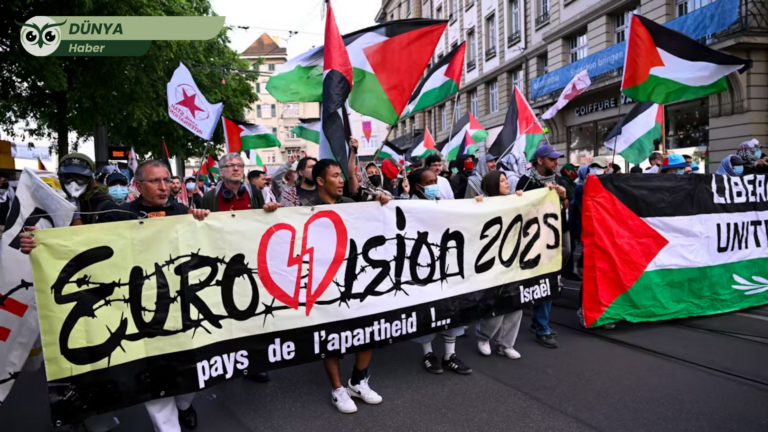 İsrail’e Eurovision’da; dört ülke çekildi!