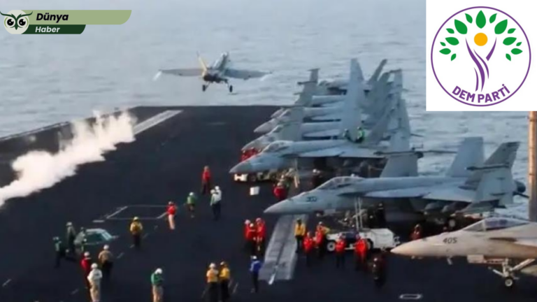 DEM Parti: ABD’nin Venezula’ya saldırısı halkların iradesinin gaspıdır