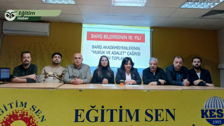 Eğitim Sen: İhraç edilen Barış Akademisyenleri görevlerine derhal iade edilmelidir!
