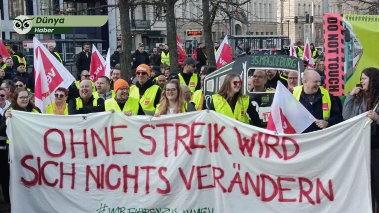 Almanya’da ulaşım grevi: Belediyelere bağlı hatlar durdu
