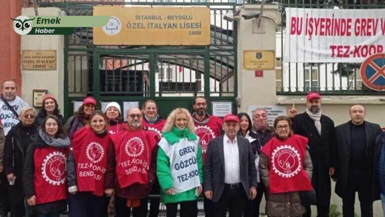 İstanbul Özel İtalyan Lisesi öğretmenlerinin mücadelesine uluslararası destek