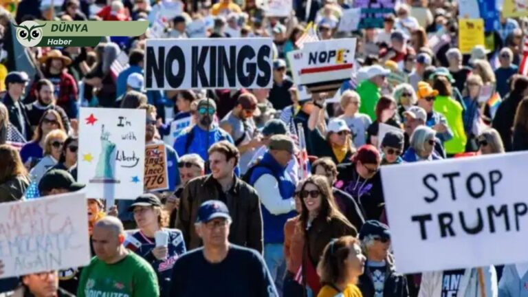 ABD genelinde “No Kings” eylemleri: 50 eyalette binlerce protesto