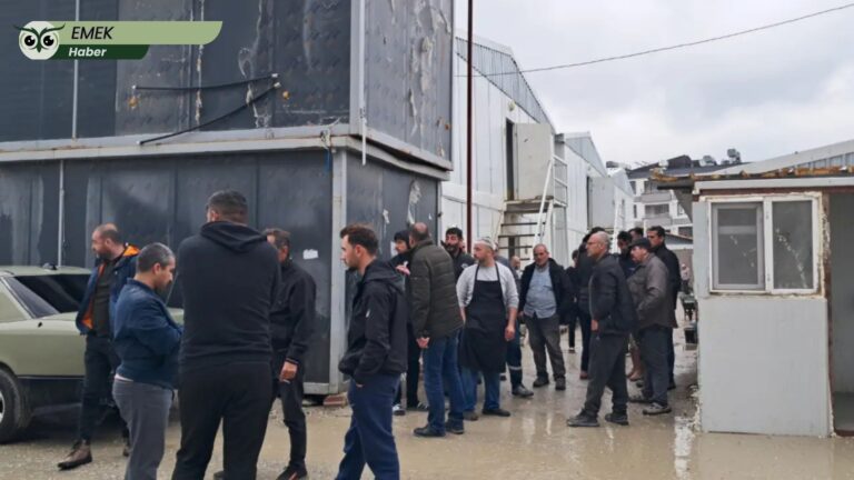 Hatay’da TOKİ şantiyelerinde çalışan işçiler: “Aylardır maaş alamıyoruz”