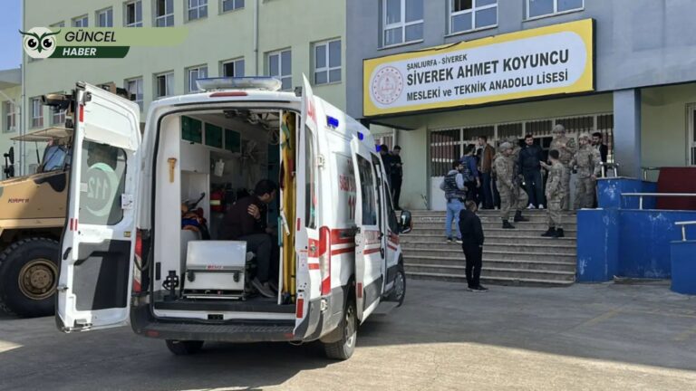 Siverek’te okulda katliam girişimi: 16 yaralı, saldırgan intihar etti