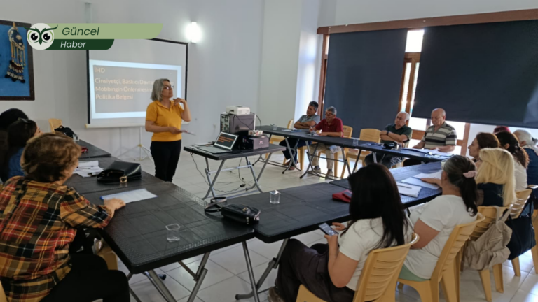İskenderun’da İHD’nin toplumsal cinsiyet ve mobbing eğitimi yapıldı