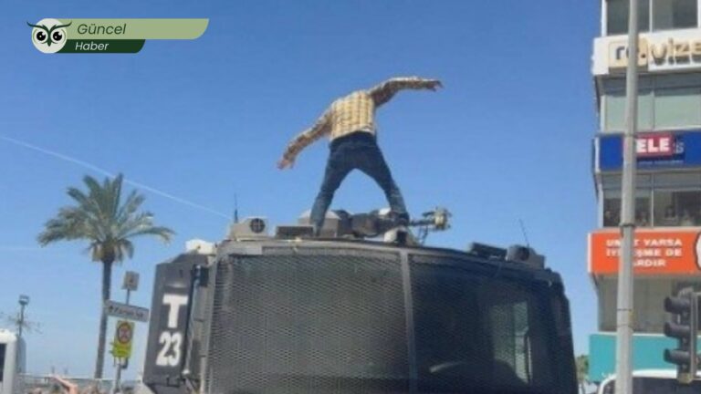 TOMA’nın üzerine çıkan Deniz Yolcu tutuklandı: Burnunda kırık ve kafa travması riski var!