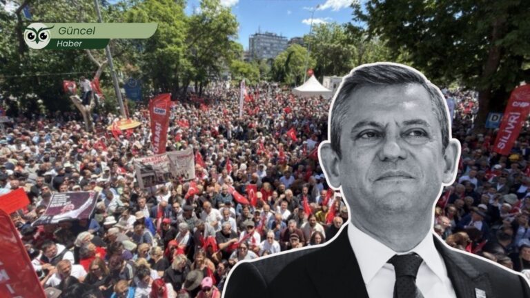 Özgür Özel’in Güvenpark’taki bayramlaşma etkinliği öncesi kitle toplanıyor: Sloganlar ve dövizler dikkat çekti