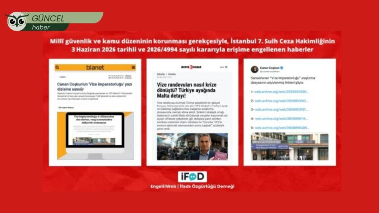 Canan Coşkun’un “Vize imparatorluğu” yazı dizisine üçüncü kez erişim engeli