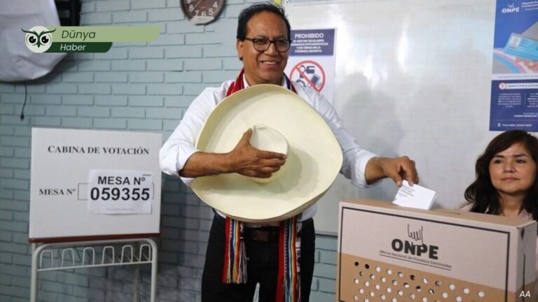 Peru’da solcu aday Roberto Sanchez zafere çok yakın: Sandıkların yüzde 95,22’si açıldı