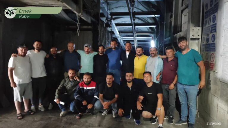 Edirne’de 27 günlük madenci direnişi zaferle sonuçlandı: İşçiler haklarını alarak yer altından çıktı!