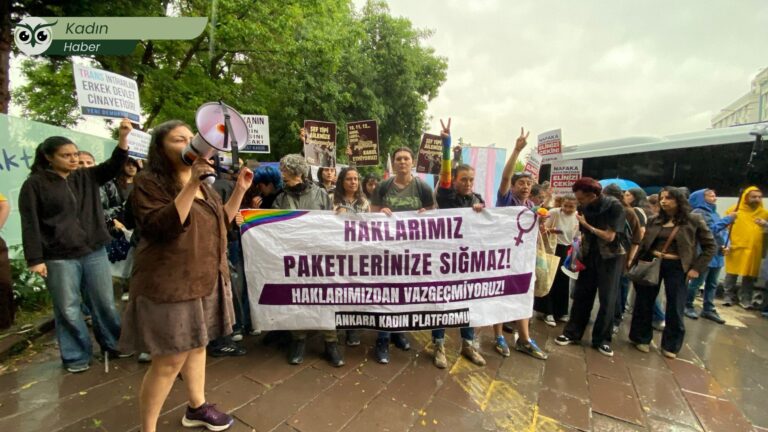Nafaka hakkı ve 12. Yargı Paketi protestosu: Kadınlar ve LGBTİ+’lar Ankara’da sokağa çıktı