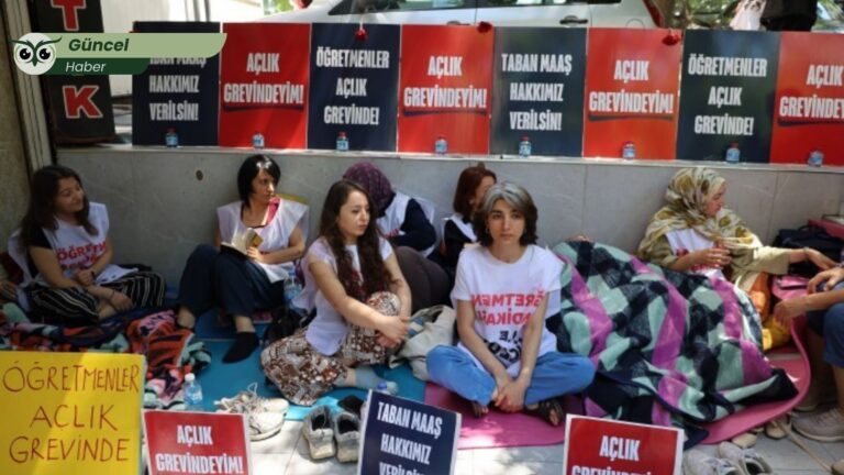 Öğretmenlerin açlık grevi 10’uncu gününde: “Haklarımız iade edilene kadar direneceğiz”