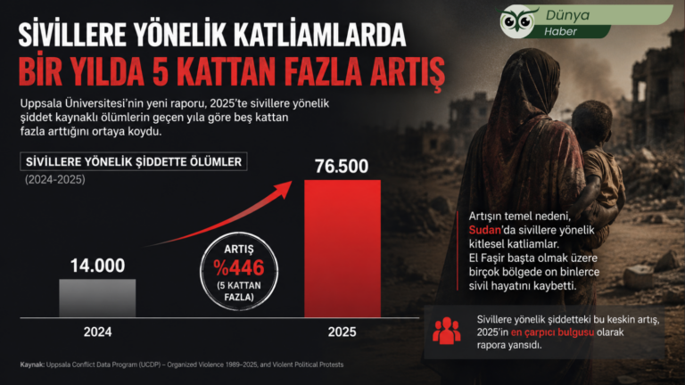 Küresel şiddet 30 yılın en yüksek düzeyine çıktı