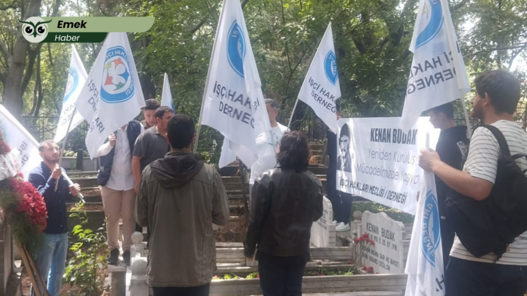 Devrimci sendikacı Kenan Budak katledilişinin 45. yılında anıldı