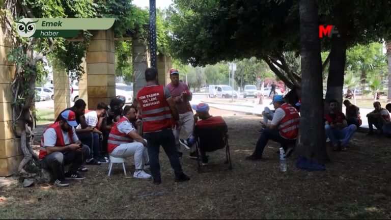 Mersin Limanı’nda kölelik düzenine direnen işçiler 6 ayı geride bıraktı: “Sadaka değil, işimizi istiyoruz!”