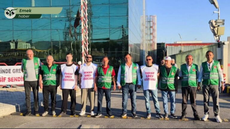 Bursa’da bulunan Korteks Fabrikası’nda grev başladı!