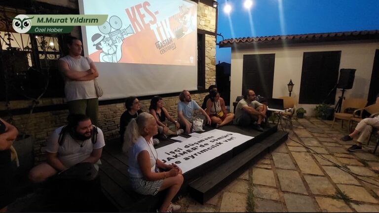 Kuşadası’nda siyasi ayrımcılık protestosu: İşçi Filmleri Festivali’nde salon karıştı!