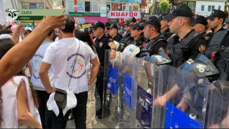 Haklarını arayan öğretmenlere polis şiddeti: En az 40 gözaltı