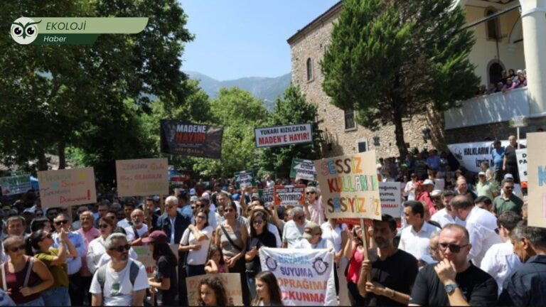 Kemalpaşa’da maden rantına geçit yok: “Geleceğimizi sattırmayacağız!”