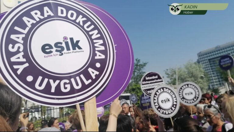 EŞİK kuruluş yıl dönümünde duyurdu: “İstanbul Sözleşmesi’nden ve haklarımızdan vazgeçmiyoruz”