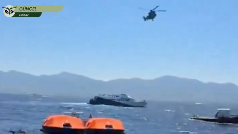 Girne açıklarında feribot faciası: 267 kişiyi taşıyan gemi alabora oldu, en az 6 canlı kaybı var