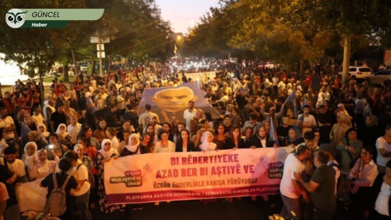 1 Eylül Dünya Barış Günü’nde Diyarbakır’da kitlesel yürüyüş: Tülay Hatimoğulları’ndan “Onurlu Barış” çağrısı