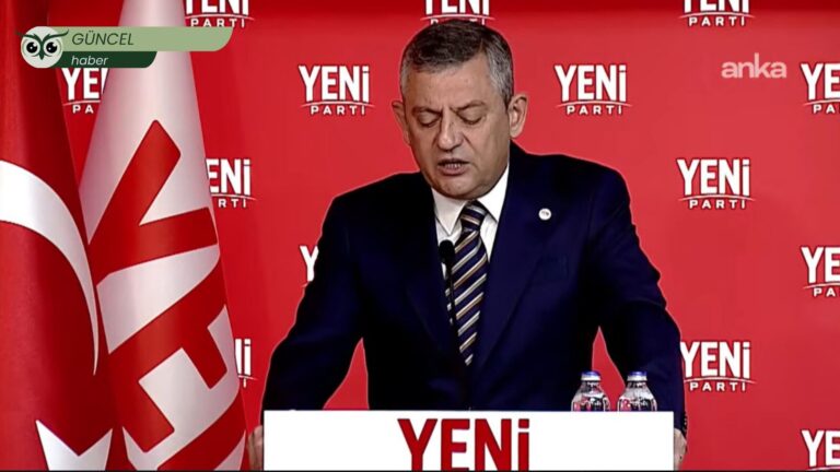 YENİ Parti Genel Başkanı Özgür Özel’den “Asrın Soygunu” çıkışı: Fatma Betül Sayan Kaya buzdağının görünen yüzü, maliyeti 90 milyar dolar