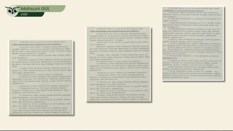 Üniversitelerde “huzur” aranırken: 1976-1977 raporlarının satır araları