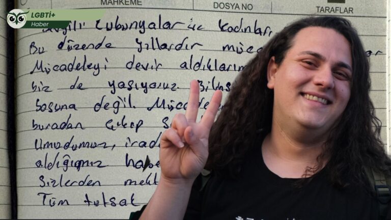 Tutuklu trans aktivist Deniz Hikmet Hazer’den cezaevinden mesaj: “Sokaklara döneceğiz”