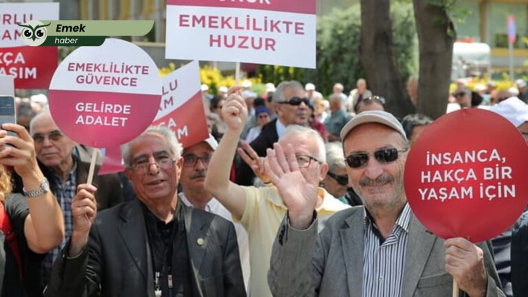 Birleşik Emekliler Sendikası Meclis kapısına yürüyor: “İnsanca yaşamak istiyoruz”