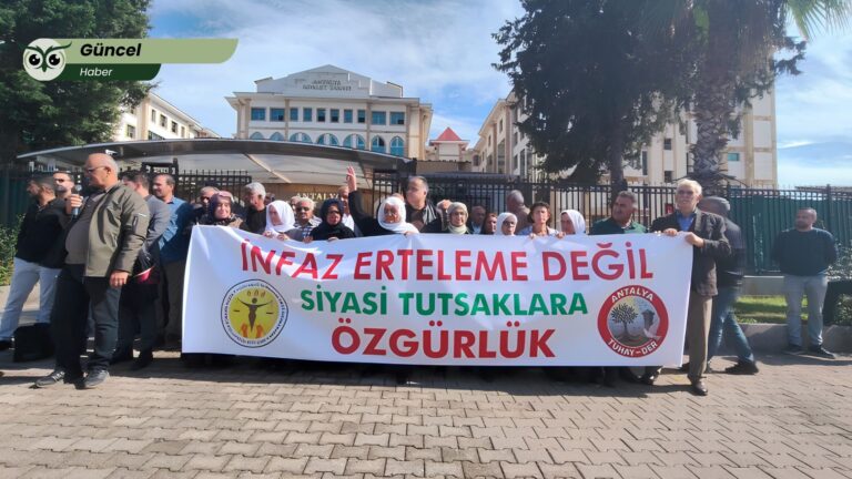 Akdeniz cezaevlerinde hak ihlalleri tırmanıyor: Hak savunucuları hasta tutsak Devrim Ayık için adliye önündeydi