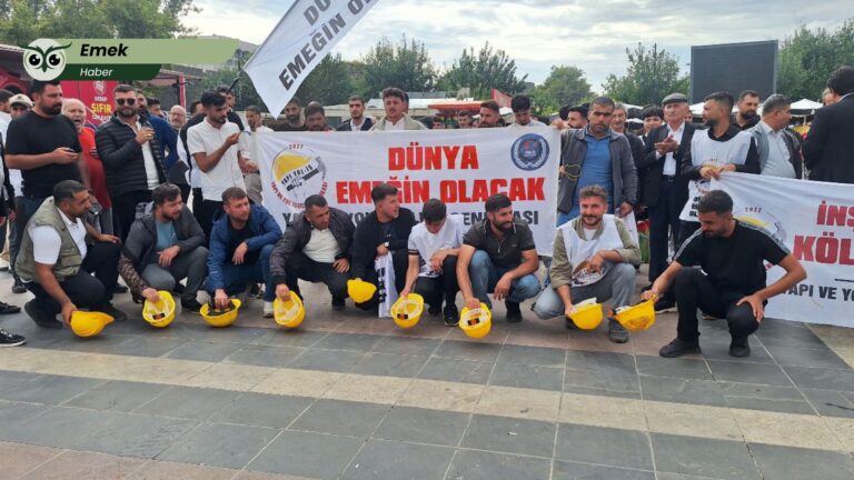Diyarbakır Şehir Hastanesi şantiyesinde Yapı Yol-İş üyesi işçilerin direnişi sürüyor